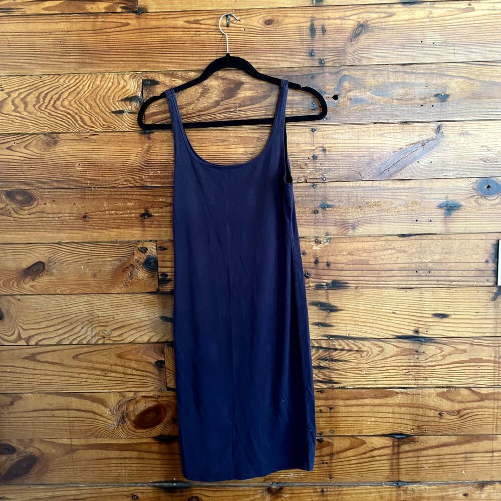 Italian Cotton Navy Dress size Medium